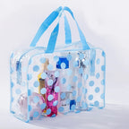 Transparent Polka Dot PVC Makeup Bag – Waterproof Cosmetic Cosmetic Bag Richie's