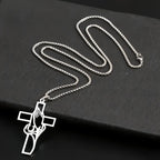 Hollow Prayer Hands Cross Pendant – Car Rearview Mirror Decor Car Interior Pendant Richie's