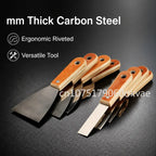 Carbon Steel Putty Knife Wood Handle 1–6 Inch | DIY Wall Tool Putty Knife Richie's 2.5 inch