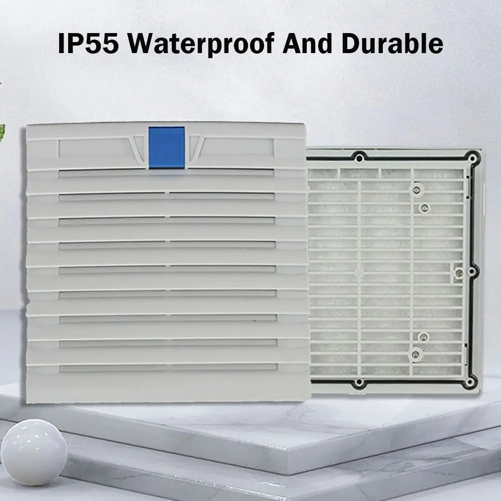 ABS Cabinet Ventilation Filter Fan Grille Louver Shutter – 4 Sizes Cabinet Ventilation Filter Richie's