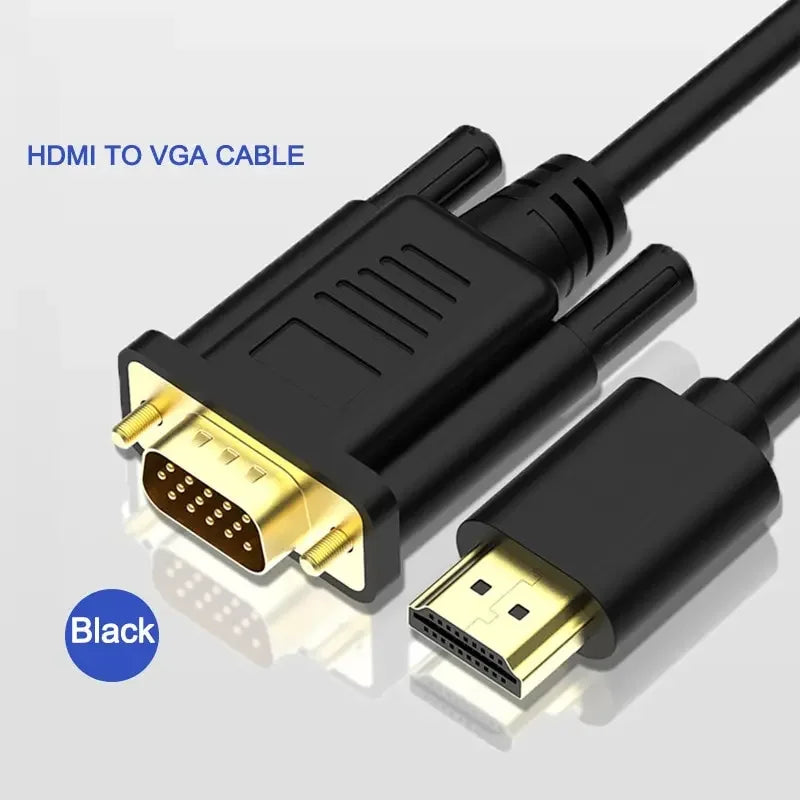 HDMI to VGA Cable Adapter 1080P 60Hz – Digital to Analog HDMI to VGA Cable Richie's