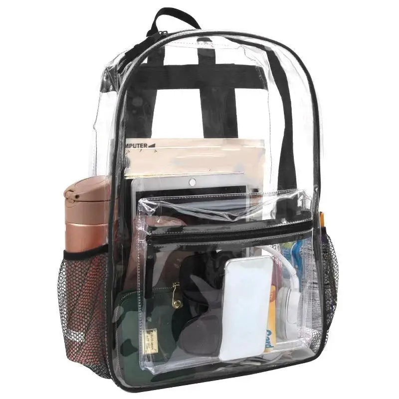 Clear PVC Stadium Backpack – Waterproof & Venue Approved Clear PVC Backpack Richie's
