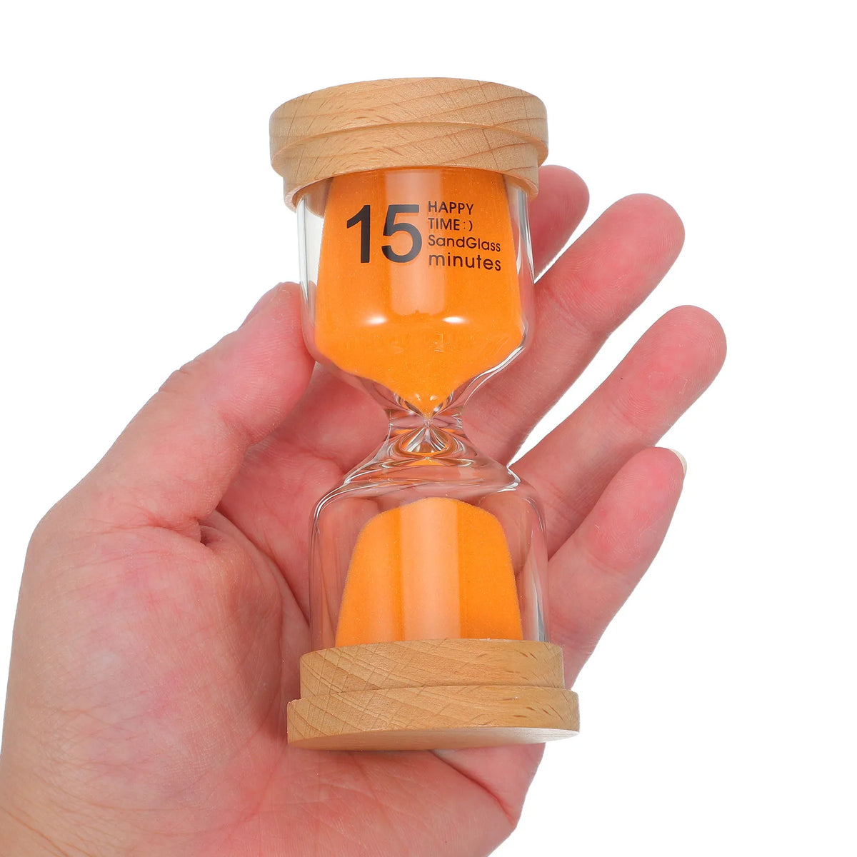 Wooden 15-Min Hourglass Sand Timer – Desk Decor & Meditation Hourglass Sand Timer Richie's Default Title