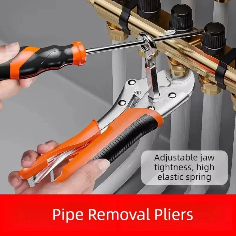 Adjustable Floor Heating Pipe Removal Pliers | Radiant System Pipe Removal Pliers Richie's