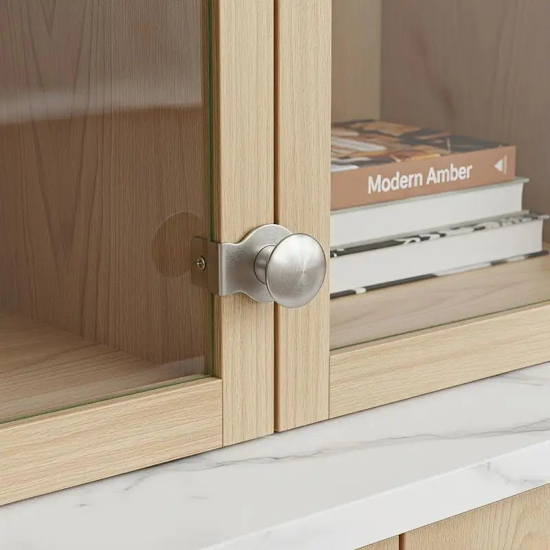 No-Drill Stainless Steel Glass Cabinet Door Pull Handle Cabinet Door Handle Richie's