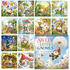 2027 Sweet Little Gnomes Wall Calendar | Spiral-Bound 12-Month Wall Calendar Richie's