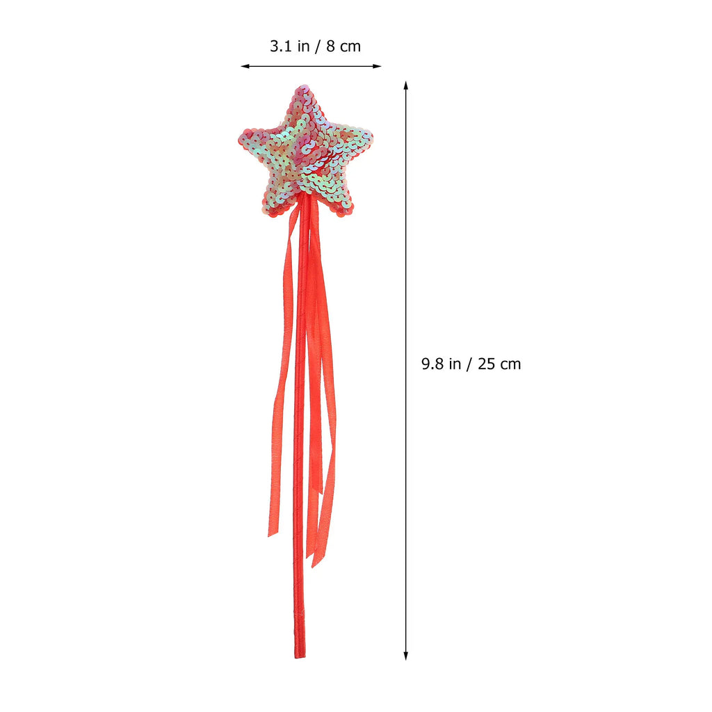 4pcs Star Fairy Wands for Girls – Birthday Party Accessories Fairy Wand Set Richie's
