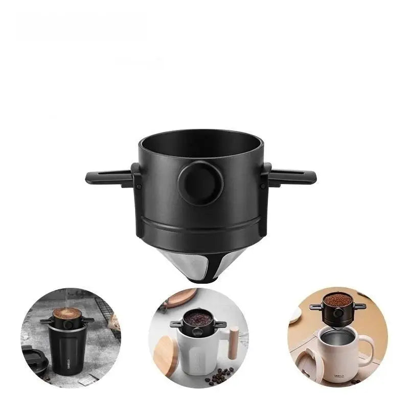 Portable Foldable Coffee Dripper – Reusable Mesh Filter Pour Over Coffee Dripper Richie's