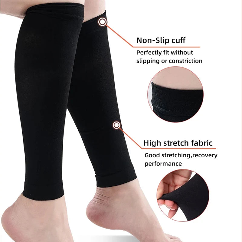 Calf Compression Stockings Graduated Pressure Unisex – 1 Pair Compression Stockings Richie's