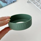 Silicone Anti-Slip Bottle Bottom Sleeve Cover 71–77mm Tyeso Bottle Bottom Sleeve Richie's green