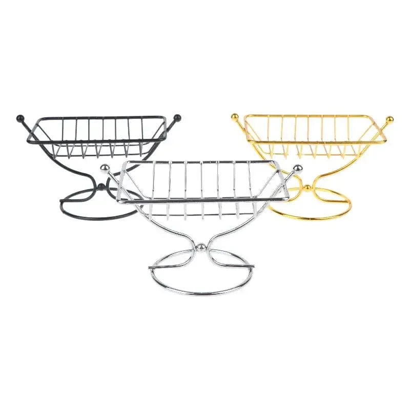 Square Rustproof Metal Soap Dish Holder – Wire Draining Rack Soap Dish Holder Richie's