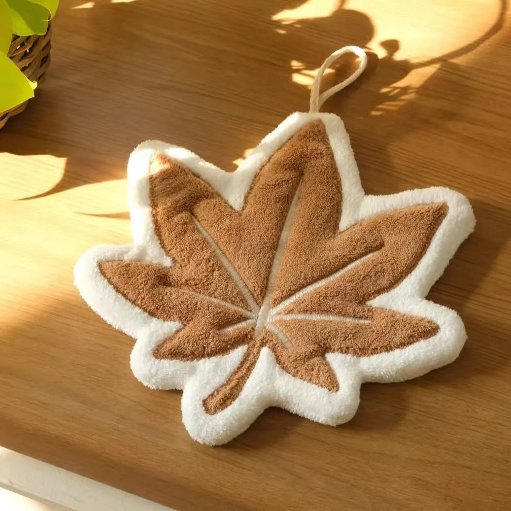 Fall Hand Towels – Maple Leaf & Acorn Kitchen & Bath Décor Decorative Hand Towels Richie's maple leaf 1pc