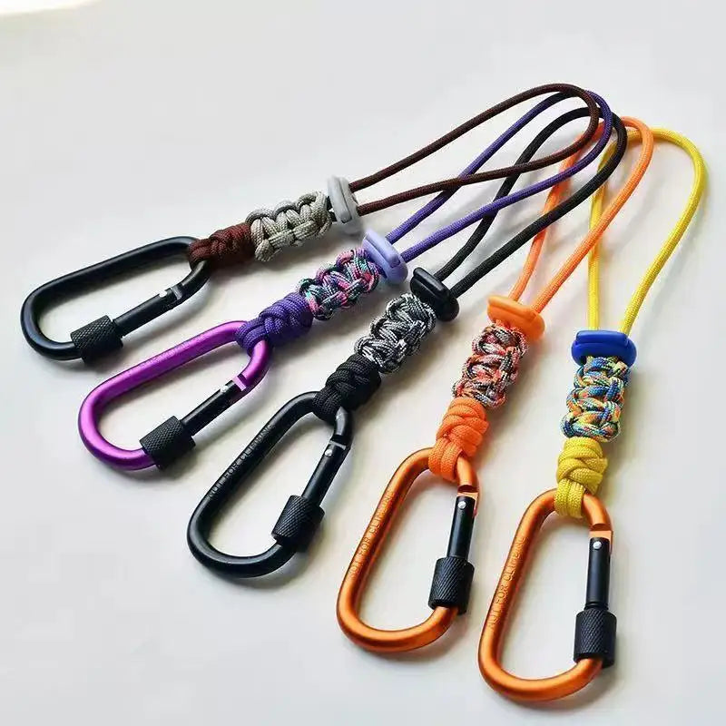 Woven Cord Water Bottle Hanger Clip for Hiking & Camping Bottle Hanger Clip Richie's