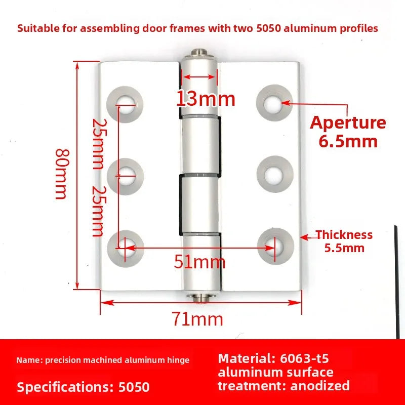 Aluminum Gun Stock Hinges 2020/3030/4040/5050 – Doors & Cabinets