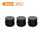 360° Magnetic Cable Clips | Adhesive Wire Organizer Cable Management Clip Richie's Black 3PCS
