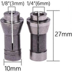Die Grinder Collet Set 3mm & 6mm – 2-Piece High Carbon Steel Grinder Collet Set Richie's