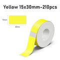 Marklife P15 Thermal Label Paper Roll – Self-Adhesive Stickers Thermal Label Paper Richie's Yellow 15x30mm