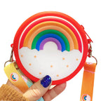 Kids Donut Round Crossbody Bag Rainbow Girls Shoulder Handbag Kids Crossbody Bag Richie's 12