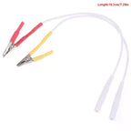 10Pcs TENS EMS Alligator Clip Electrode Cables 2mm Pin Accessories Electrode Clip Cables Richie's