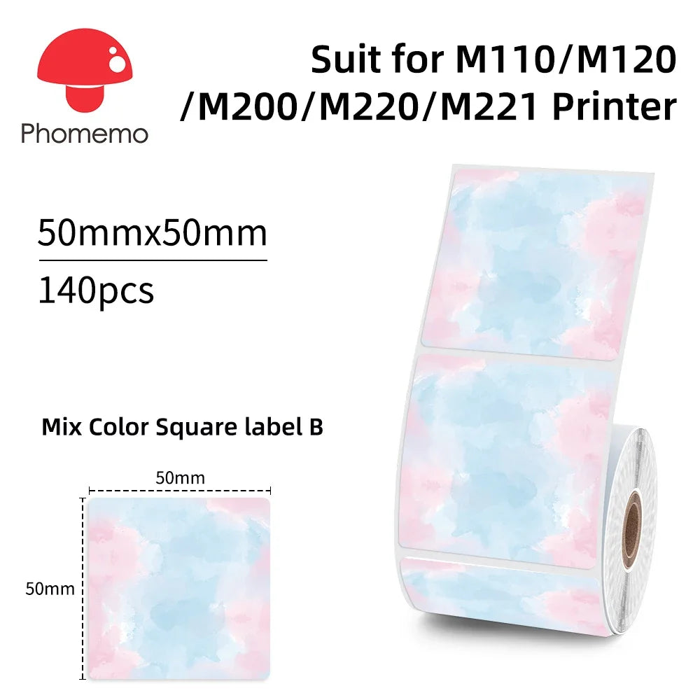 Waterproof Thermal Labels 40x30mm for Phomemo M110 M200 Printers Thermal Label Roll Richie's XP5050-150TB