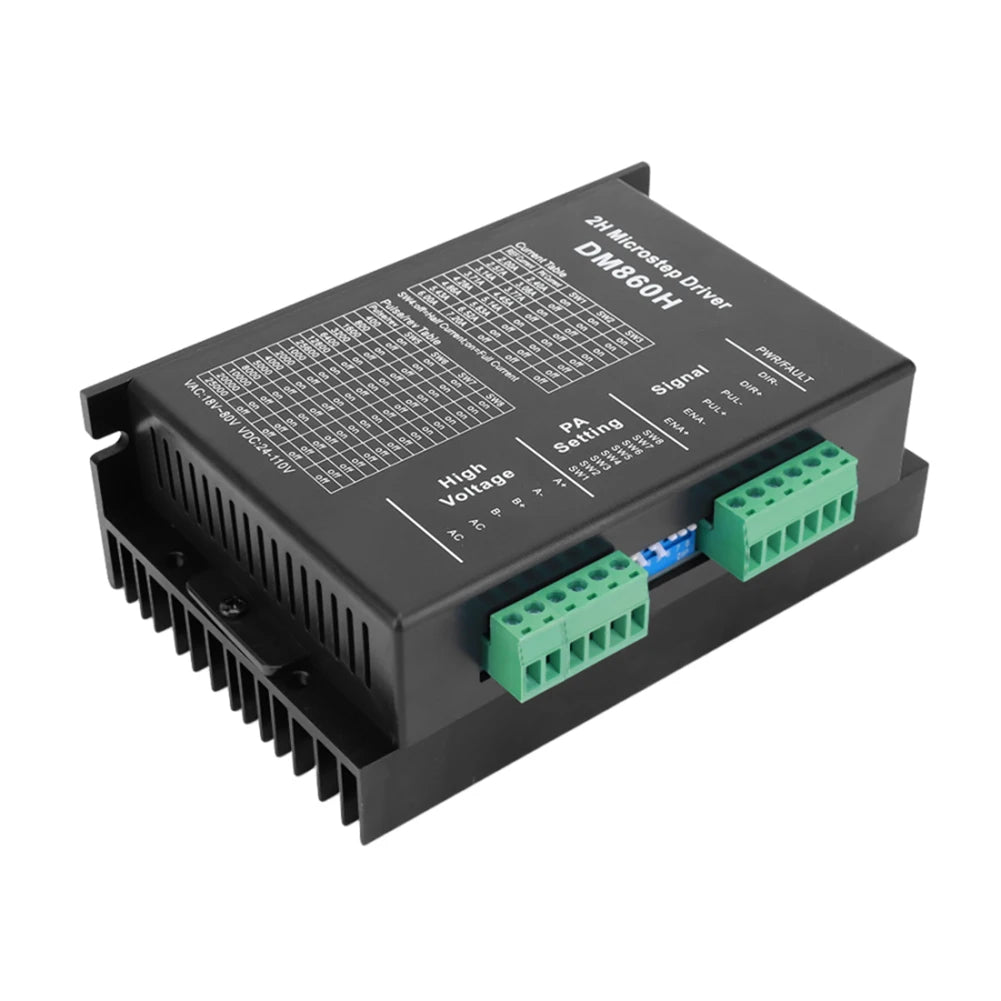 DM860H DM860 2-Phase Stepper Motor Driver 7.2A NEMA34 Stepper Motor Driver Richie's DM860H with fan