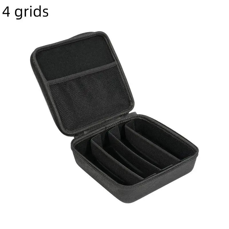 Travel Sunglasses Organizer Case 4–8 Slots | Hard EVA Storage Eyewear Organizer Case Richie's 4 grids
