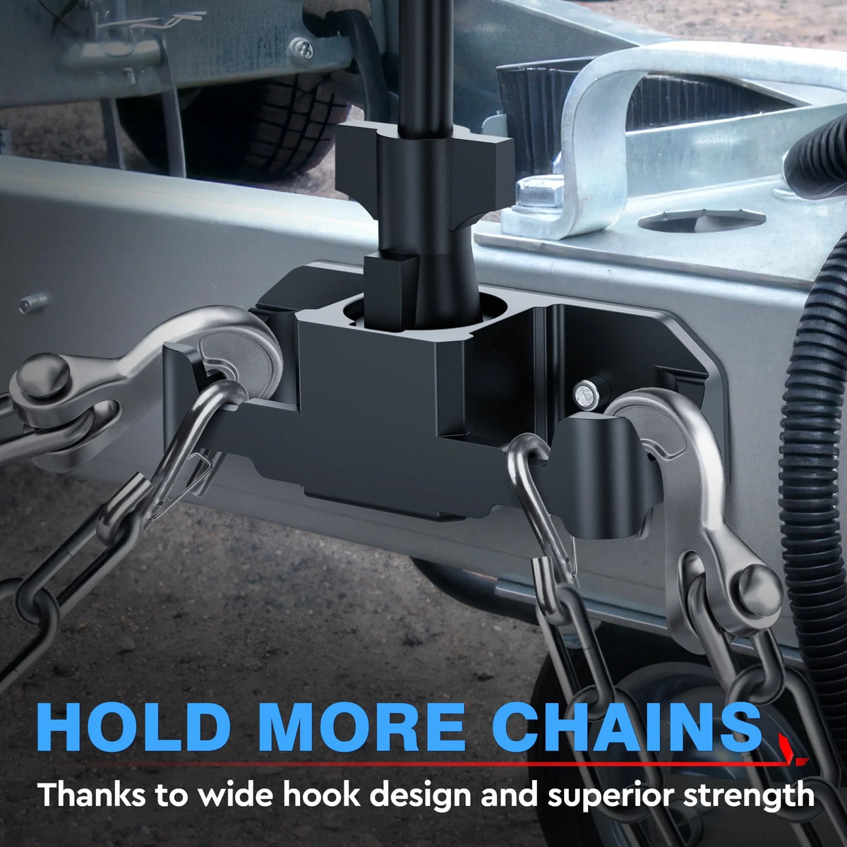 Heavy-Duty Trailer Chain Storage Rack for Caravans Trailer Storage Rack Richie's