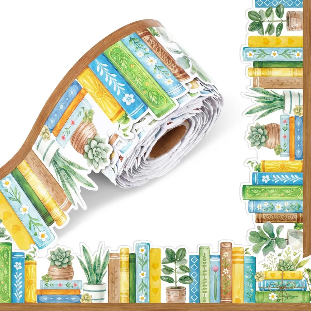 Floral Self-Adhesive Blackboard Border Sticker 10m Roll Wall Border Sticker Richie's C 16.5㎡