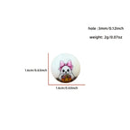 40pcs Iridescent Ghost Acrylic Beads 16mm Halloween DIY Craft Craft Beads Richie's