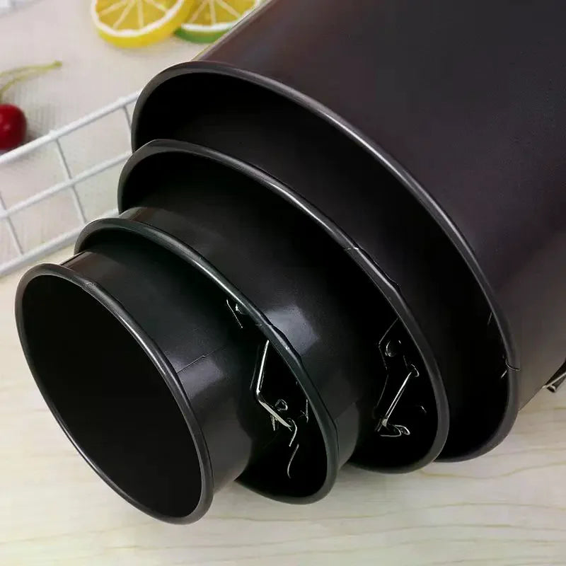 Non-Stick Carbon Steel Round Cake Pan – Removable Bottom 12–18cm Springform Cake Pan Richie's