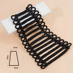 Handmade Gold Cord Baroque Applique Patch – Large Uniform Style Clothing Applique Patch Richie's C Black L