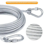 Stainless Steel Wire Rope Clothesline with Metal Buckle | Indoor & Outdoor Wire Rope Clothesline Richie's