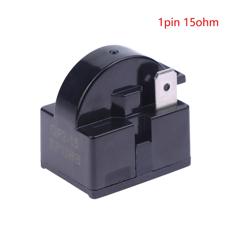 PTC Starter Relay 1/2/3/4 Pin Refrigerator Compressor Protector Compressor Starter Relay Richie's 1pin 15ohm