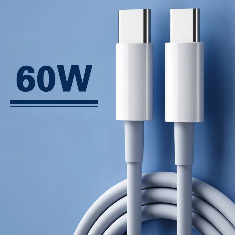 60W USB-C to USB-C Fast Charging Cable | 1M 1.5M 2M – FUCHU USB-C Charging Cable Richie's