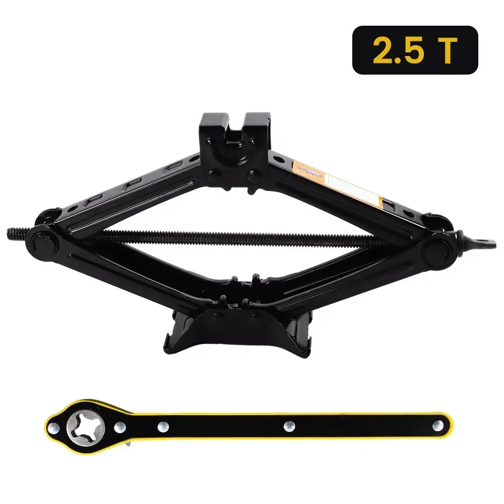 Foldable Manual Car Jack with Ratchet Wrench – 1.5T/2.5T Manual Car Jack Richie's 2.5T