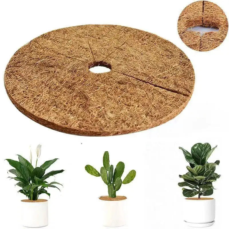 Coconut Coir Mulch Mat Tree Ring Weed Control 3-Pack Garden Mulch Mat Richie's