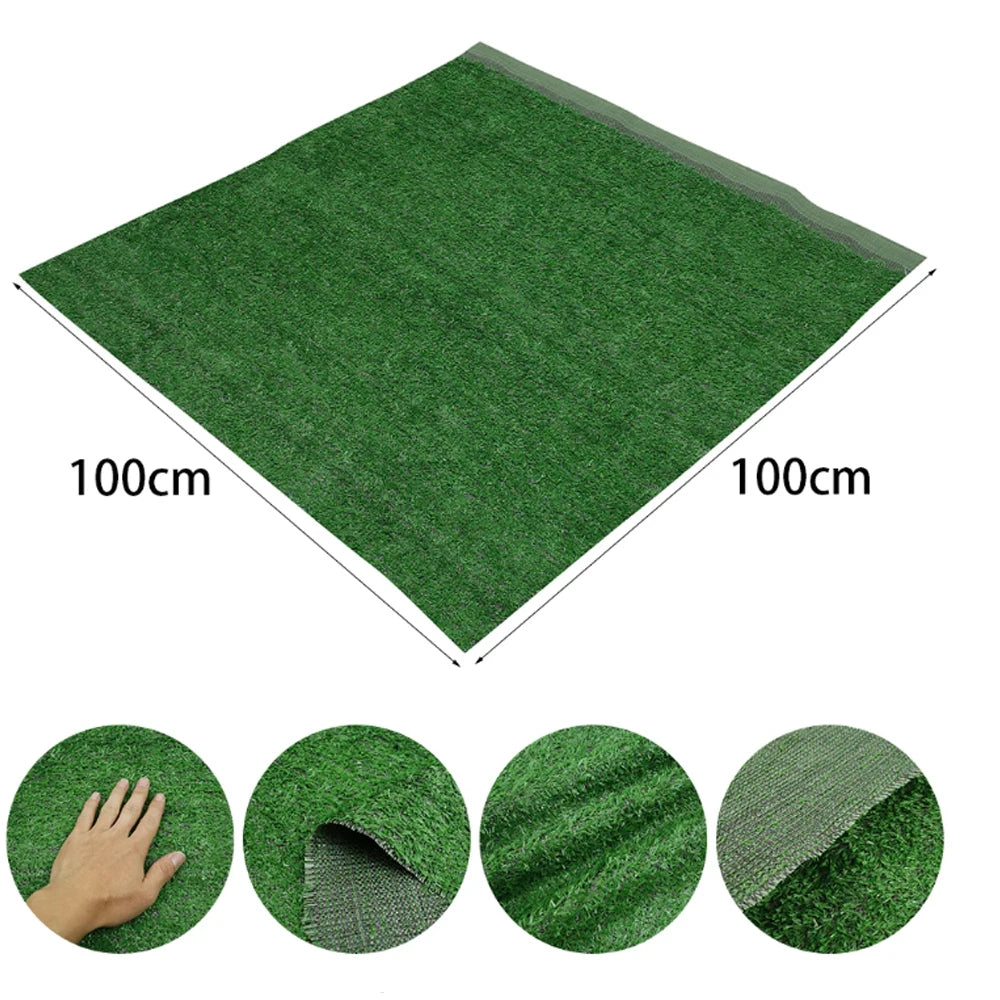 High Density Artificial Grass Mat – Fake Lawn Rug for Garden & Balcony Artificial Grass Mat Richie's Square
