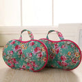 Women's Embroidered Ethnic Floral Clutch Bag & Bra Travel Case Embroidered Clutch Bag Richie's as shown