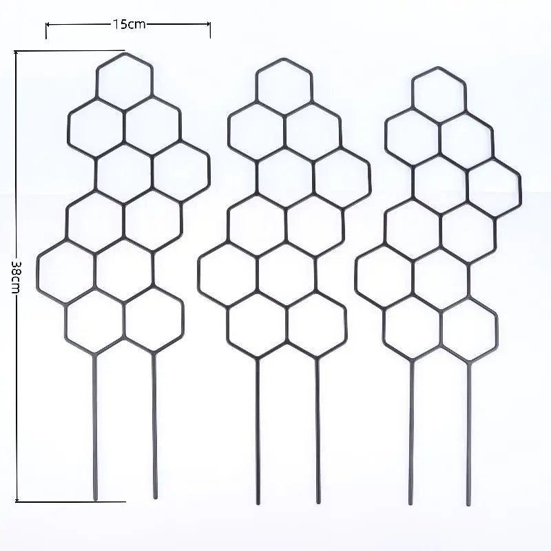3-Pack Plant Support Frames for Climbing Plants & Vegetables Plant Support Frame Richie's Honeycomb 3pcs