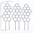 3-Pack Plant Support Frames for Climbing Plants & Vegetables Plant Support Frame Richie's Honeycomb 3pcs