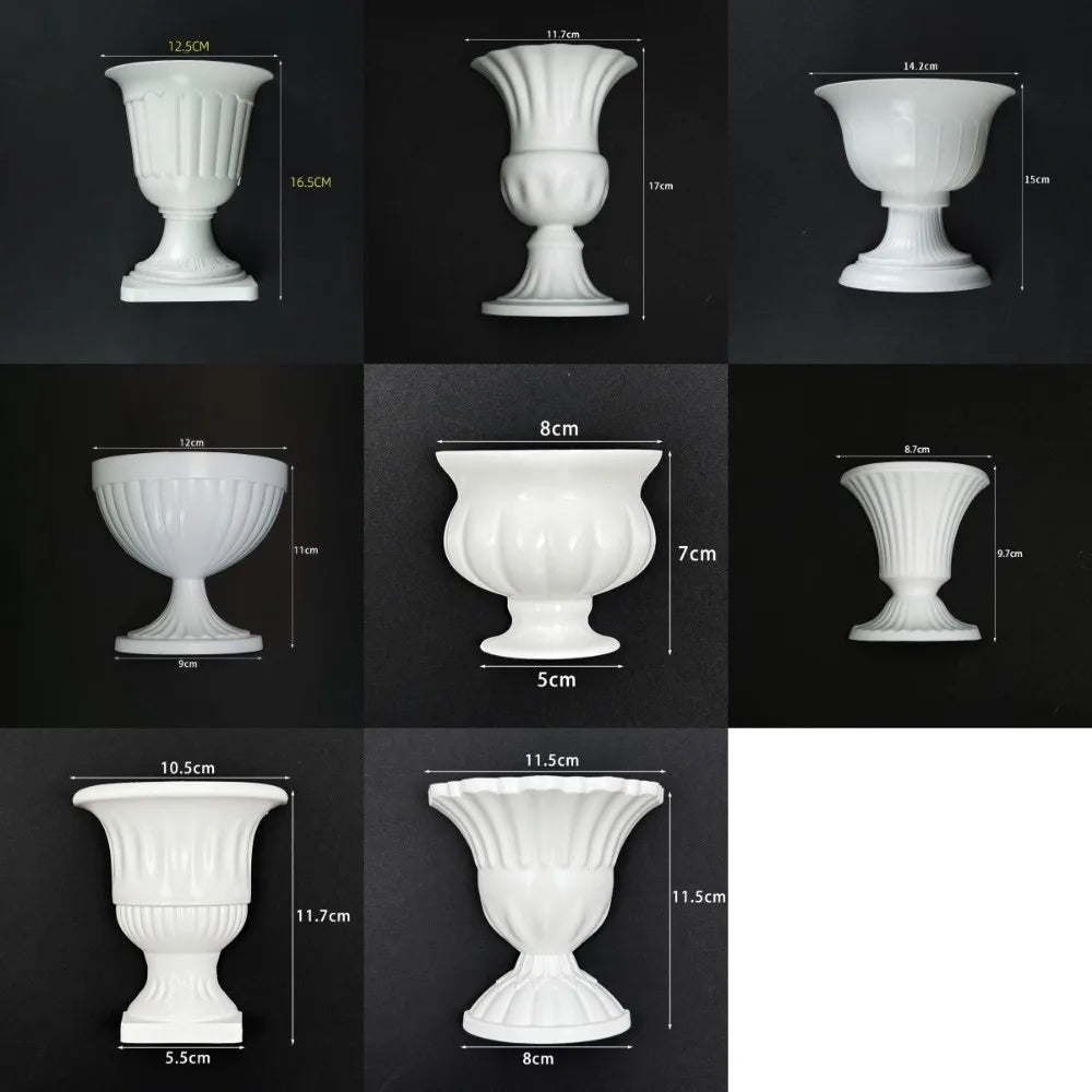 French Hand-Painted Half Wall Vase – DIY Flower Pot Décor Decorative Wall Vase Richie's