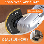 Titanium Coated Oscillating Multitool Saw Blades 5/6Pcs Oscillating Saw Blades Richie's