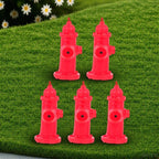 5Pcs Miniature Resin Fire Hydrant Figurines for Micro Landscape Miniature Figurine Set Richie's