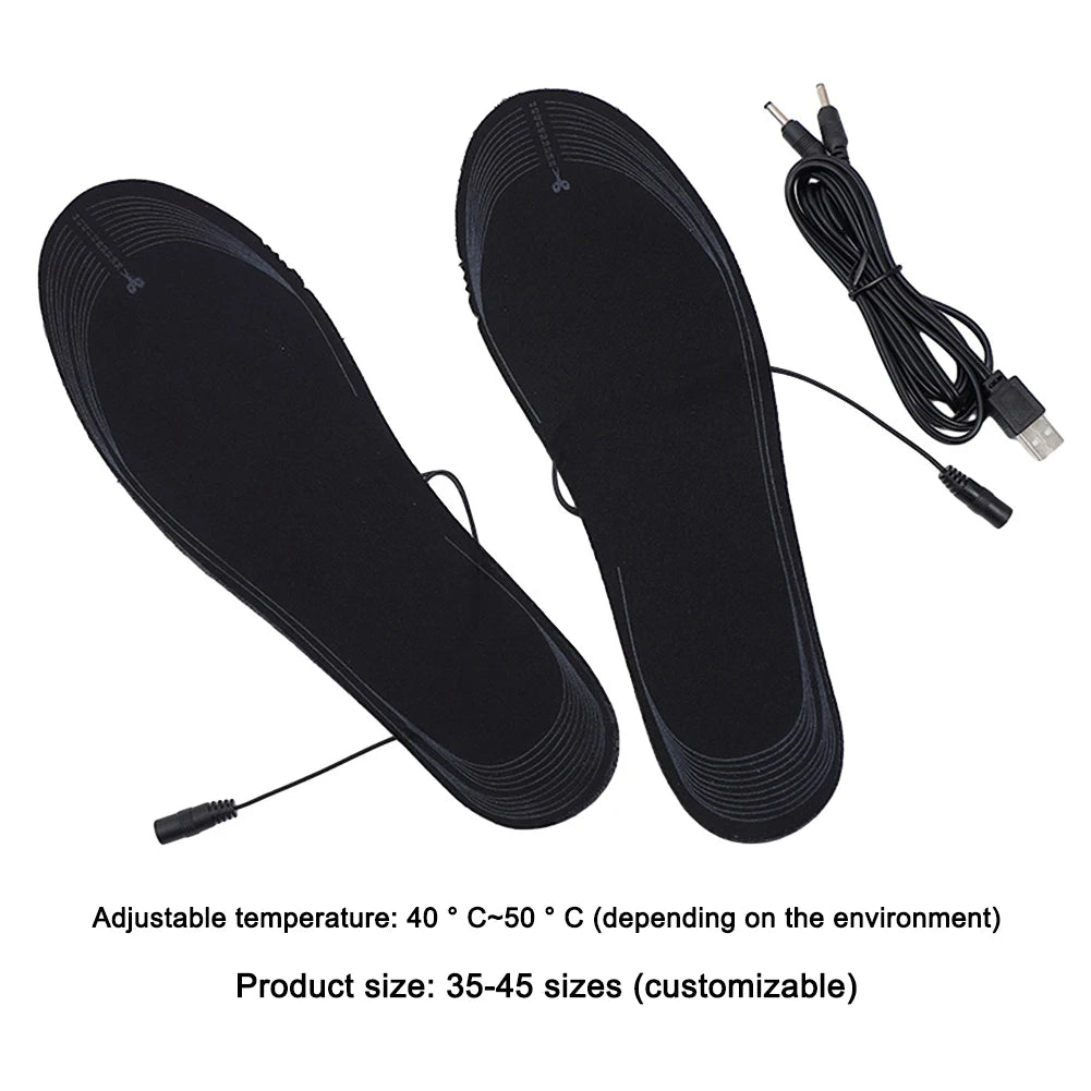 APWIKOGER Electric Heated Insoles – Adjustable Foot Warmer Heated Shoe Insoles Richie's