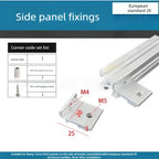 4PCS Aluminum Profile Side Panel Brackets 2020/3030/4040 Aluminum Profile Brackets Richie's