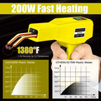 200W Rechargeable Plastic Welding Gun – Car Bumper Repair Kit Plastic Welding Gun Richie's
