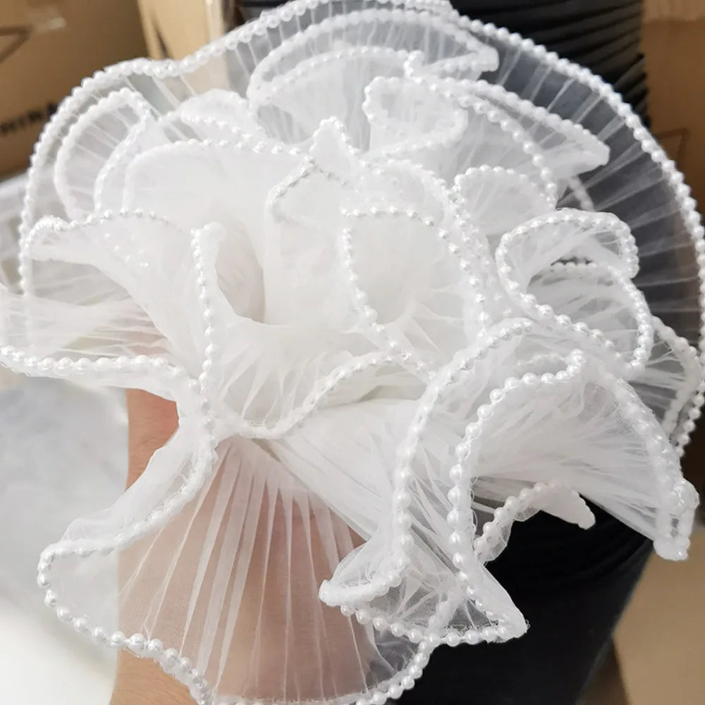 Pearl Wave Lace Mesh Flower Bouquet Wrapping 28cm x 4 Yards Florist Wrapping Mesh Richie's