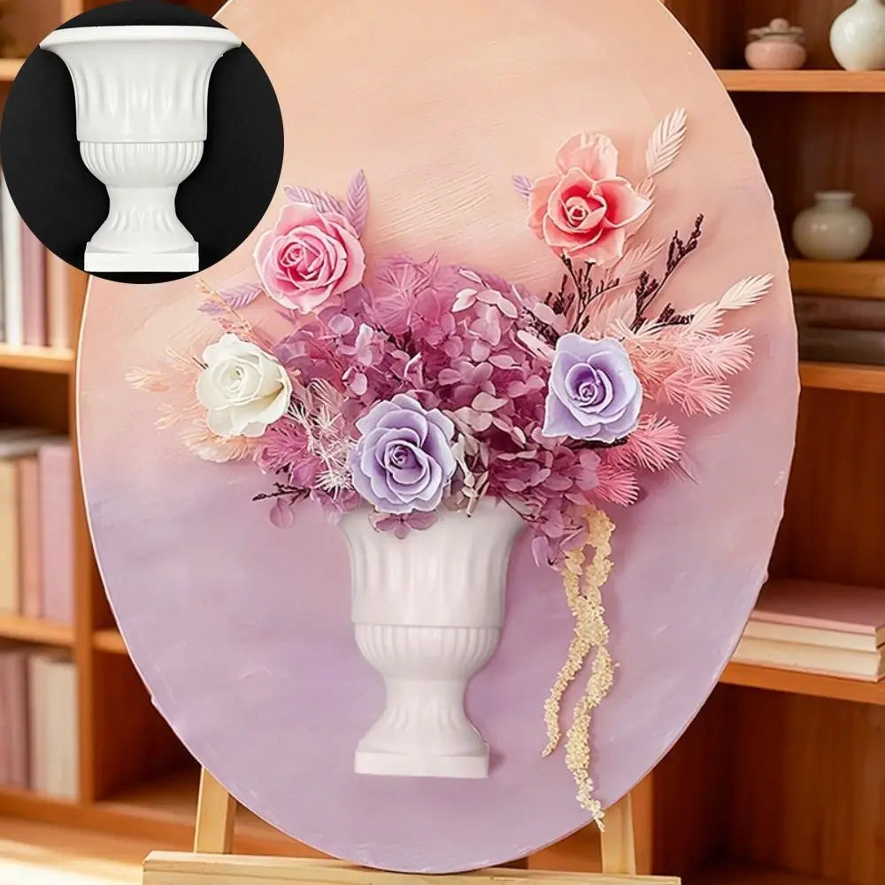 French Hand-Painted Half Wall Vase – DIY Flower Pot Décor Decorative Wall Vase Richie's