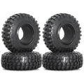 4PCS 1.9" Rubber Tires for 1/10 RC Rock Crawler Truck RC Crawler Tires Richie's 4pcs No plug