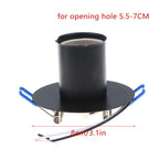 E27 Ceramic Lamp Holder Heat-Resistant Metal Spring Bracket Lamp Socket Holder Richie's BK1 No plug
